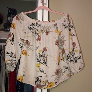 Off the shoulder blouse